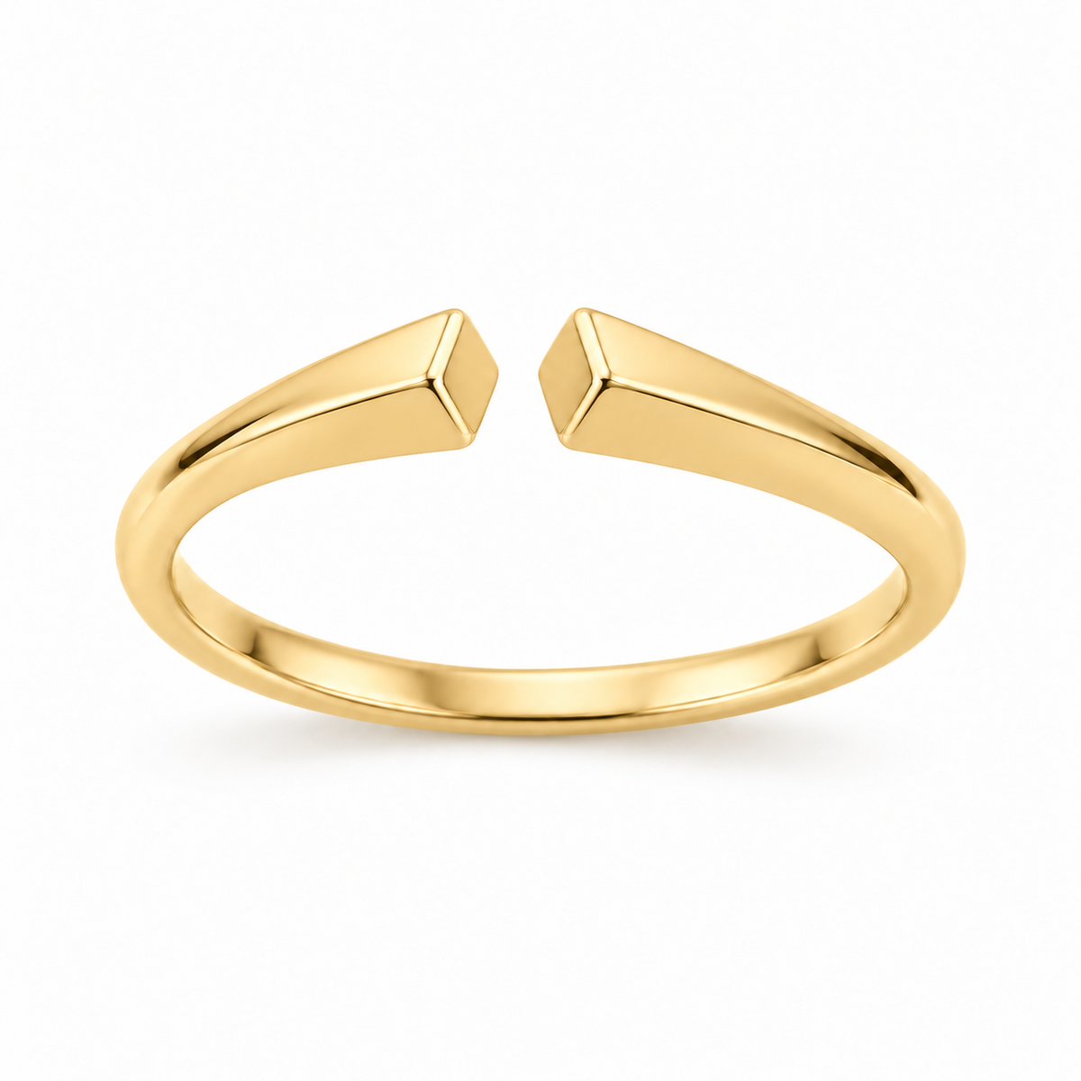 Sculpted Open-End Ring