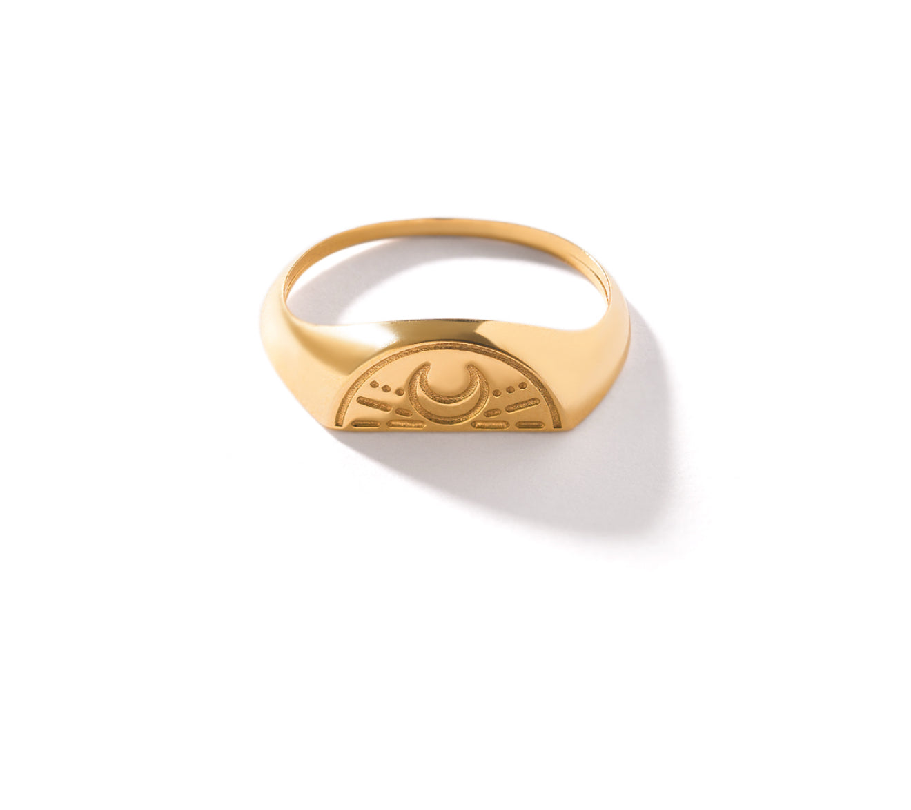 Sun moon ring