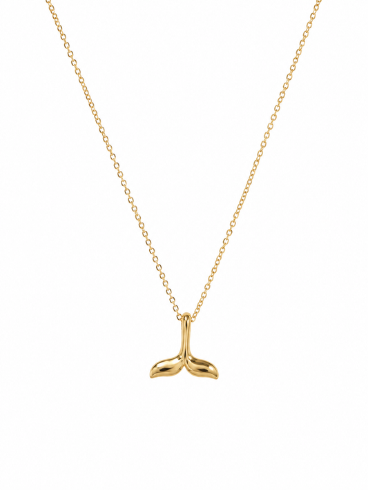 Whale Tail Pendant Necklace