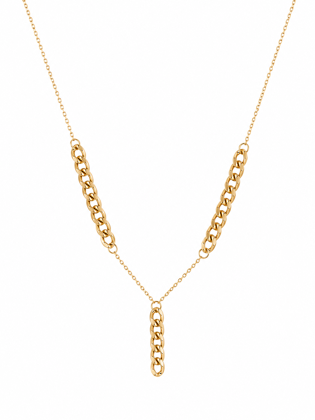 Cuban Link Y Necklace