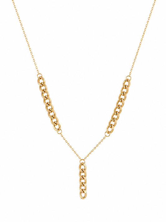 Cuban Link Y Necklace