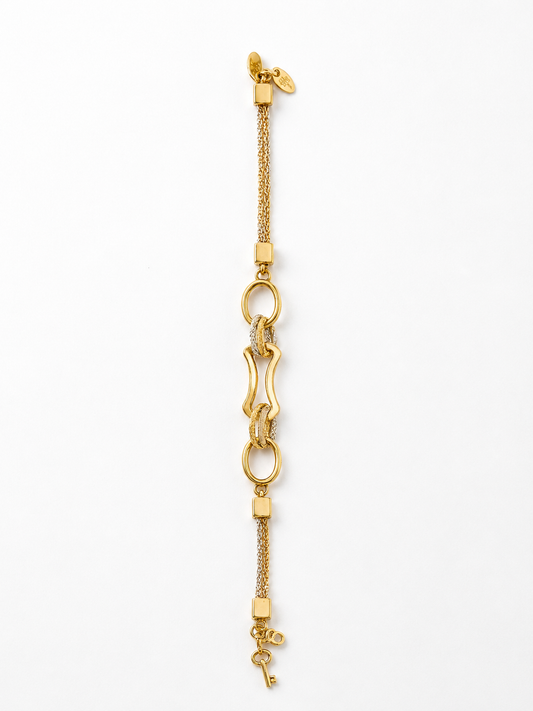 Modern Two-Tone Bracelet