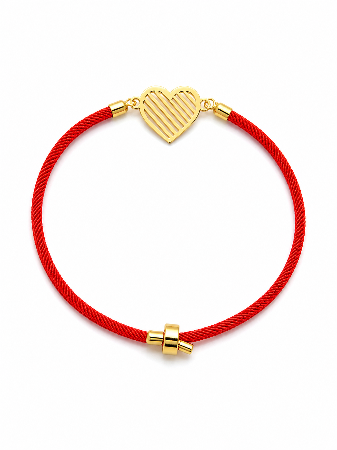 open-heart Cord bracelet
