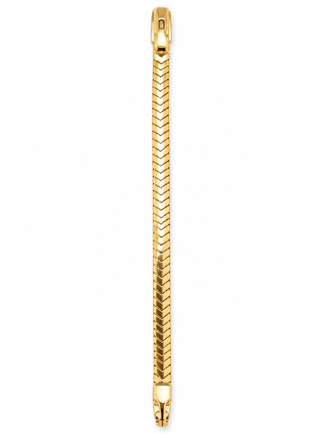 Chevron Link Gold Bracelet