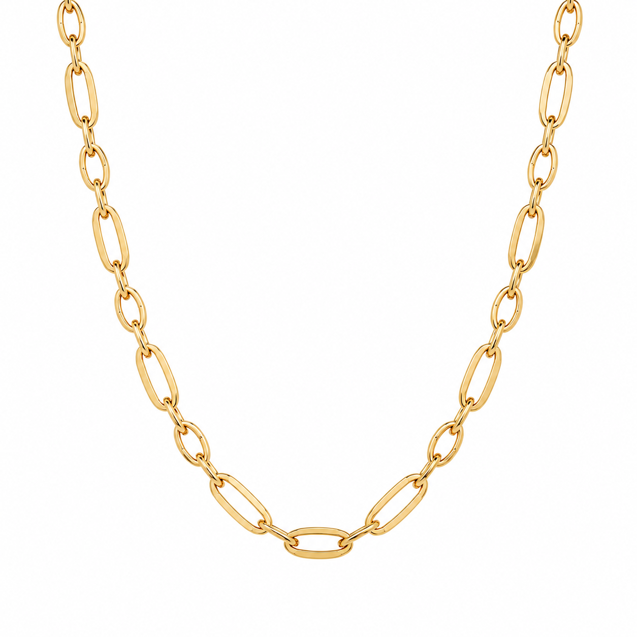 Oval Link Chain Necklace