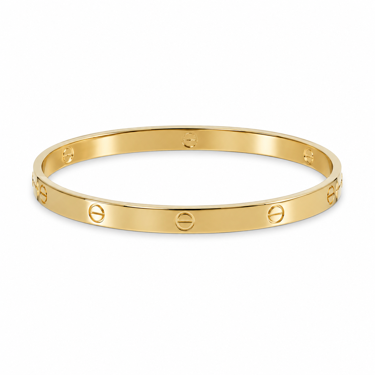 Cartier-Inspired Gold Love Bangle