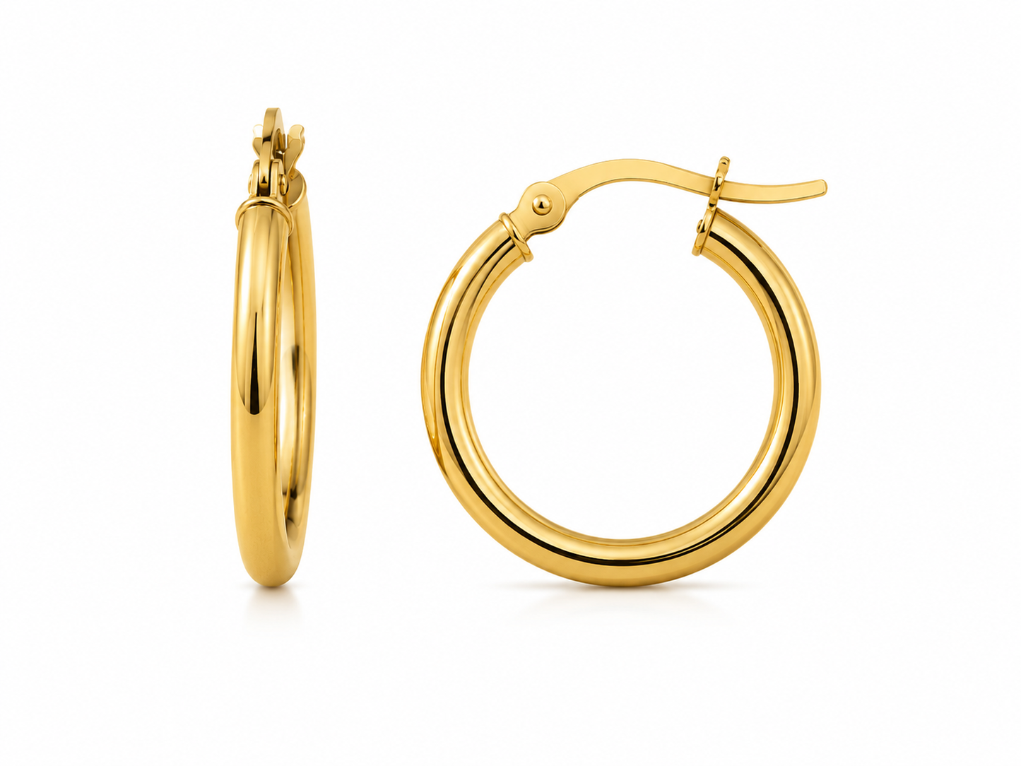 Classic Gold Hoop Earrings