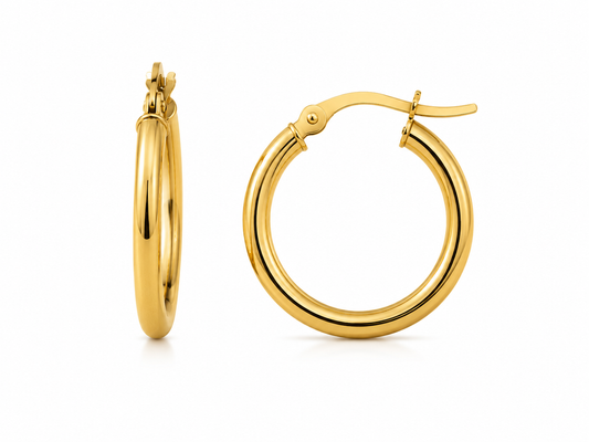 Classic Gold Hoop Earrings