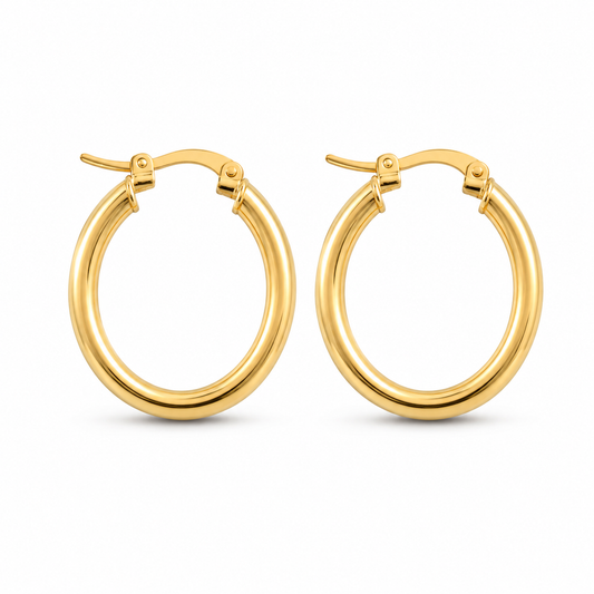 Classic Gold Hoop Earrings