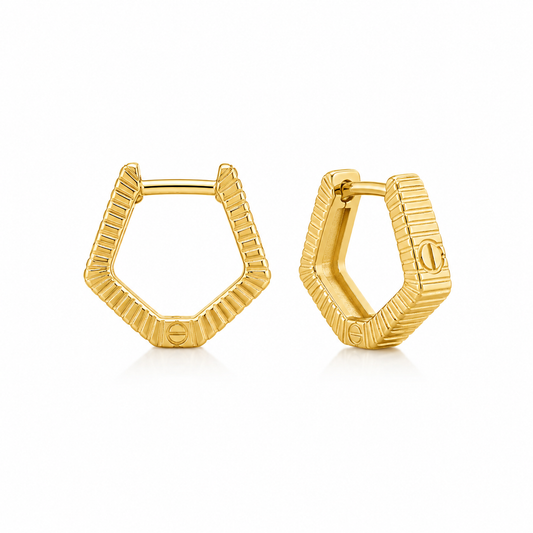 Pentagonal Cartier Earrings