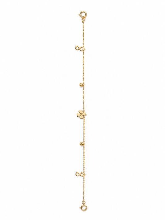 Ball and Heart Bracelet