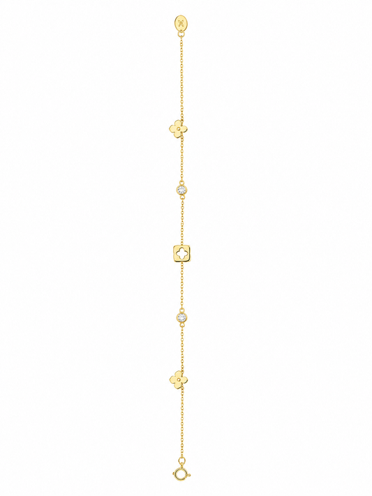 Butterfly and Ball Bracelet