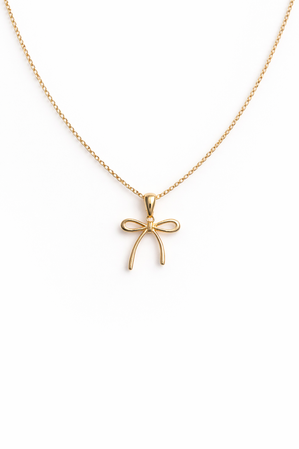 Bow Necklace.