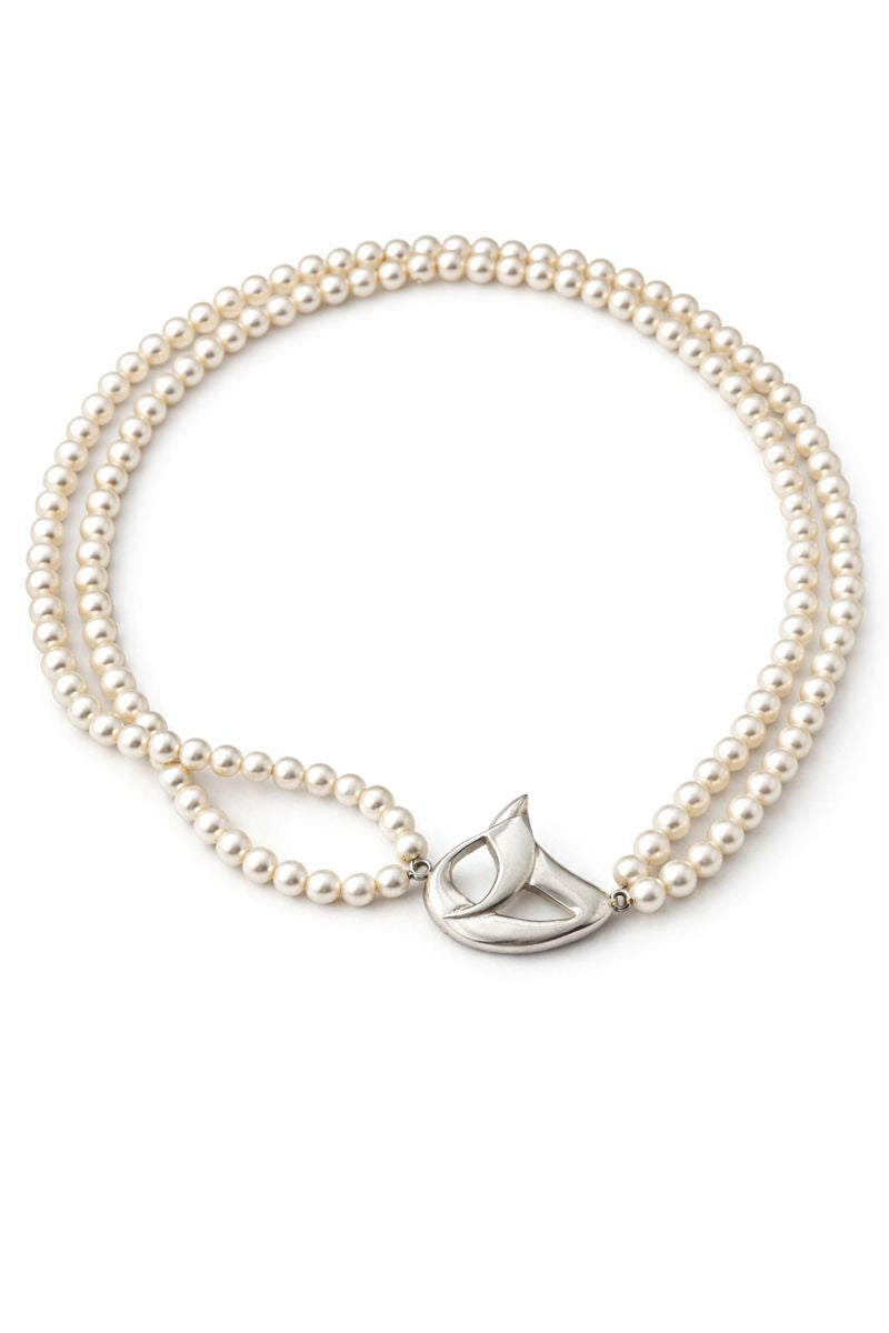 Aurelia Double-Strand Pearl Necklace
