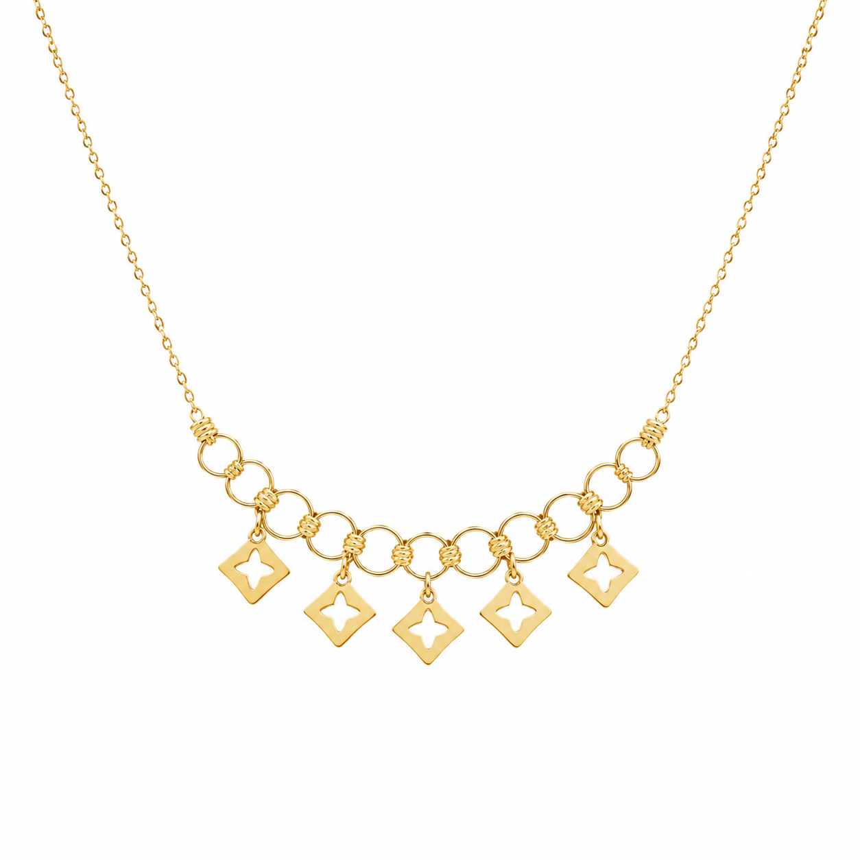 Golden Star Charm Necklace