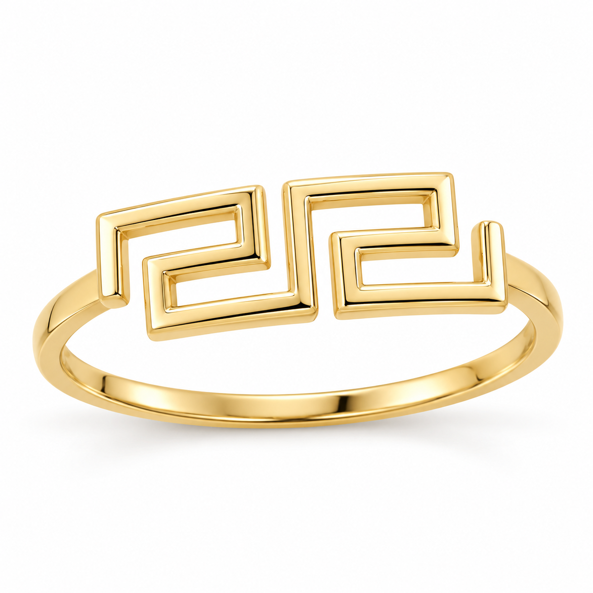 Modern Greek Key Ring