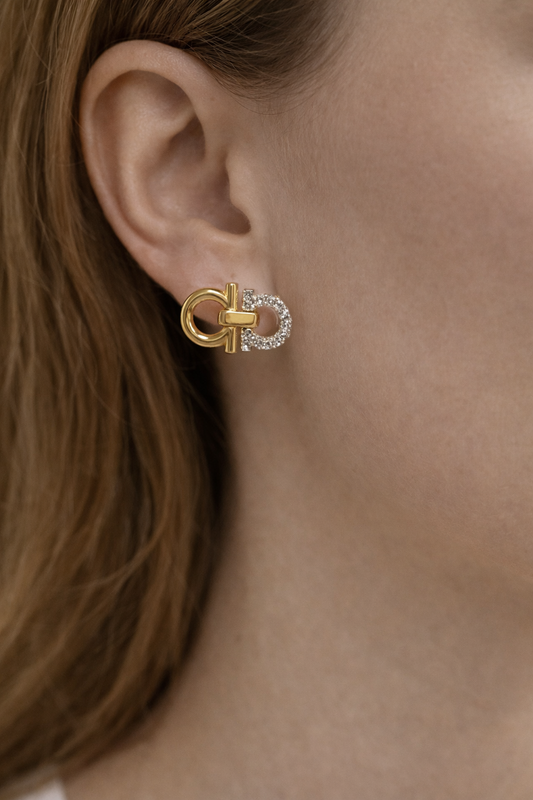 Double Horseshoe earrings