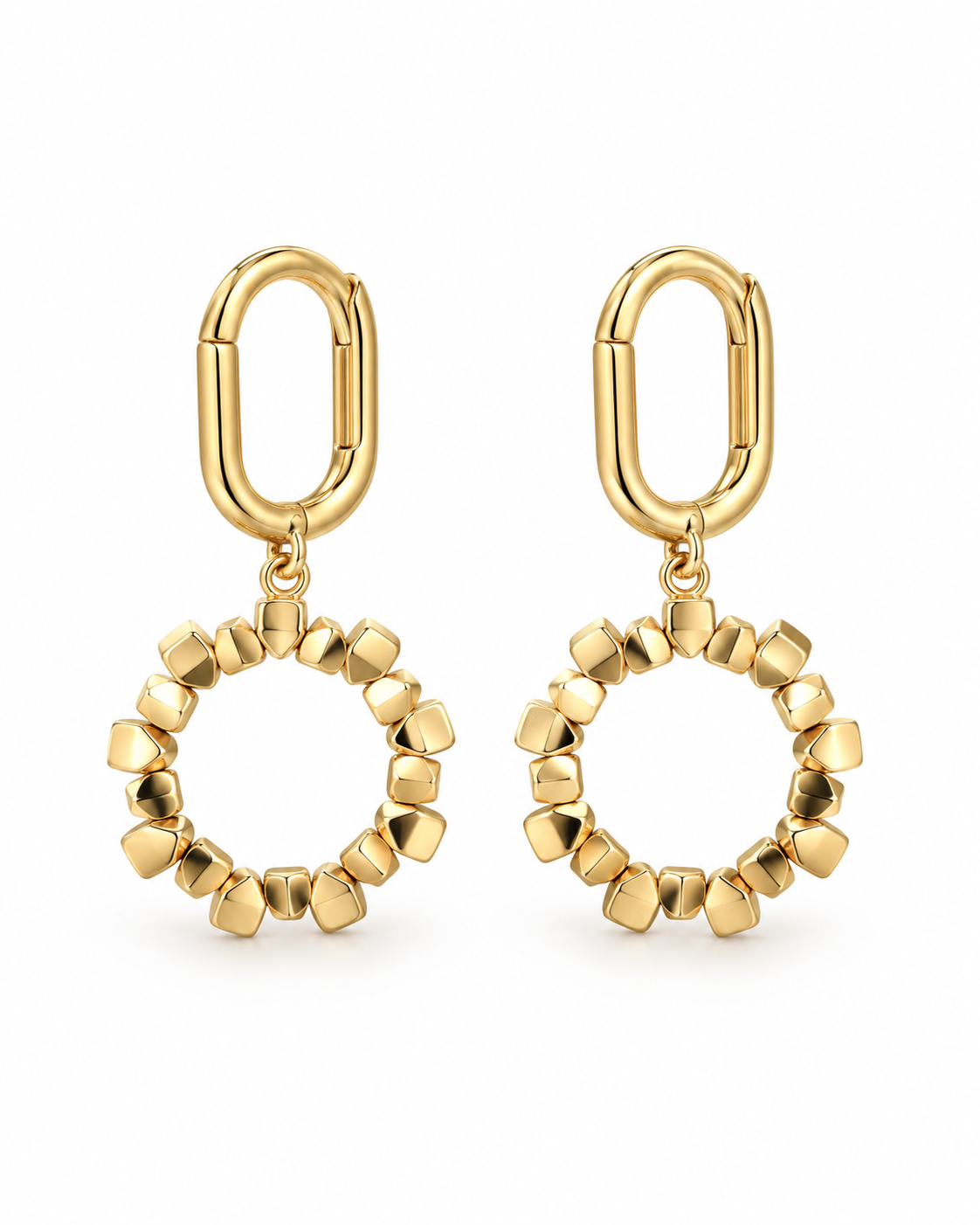 Geometric Circle Jewelry Set