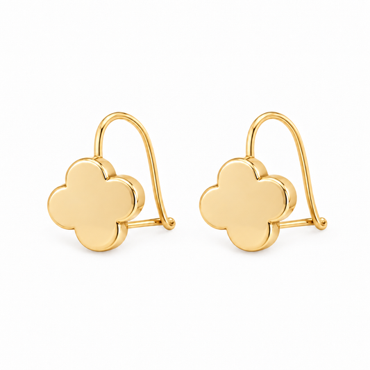 Clover Earrings – Polished Finish