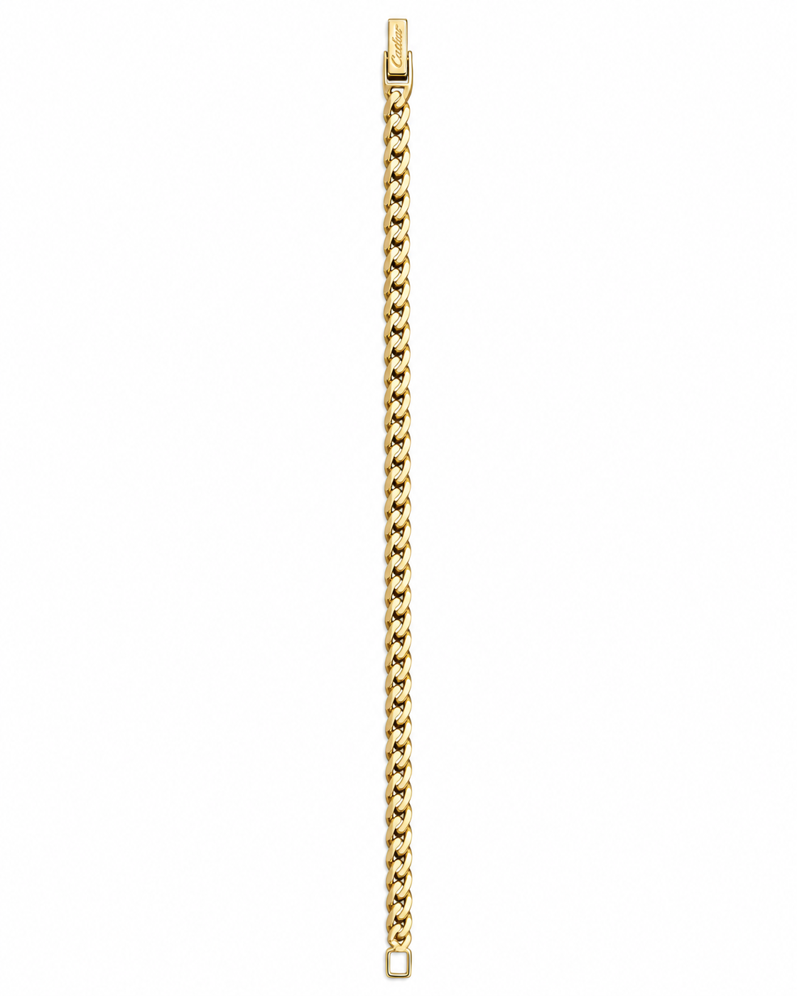 Slim Cuban Link Bracelet – Cartier Style