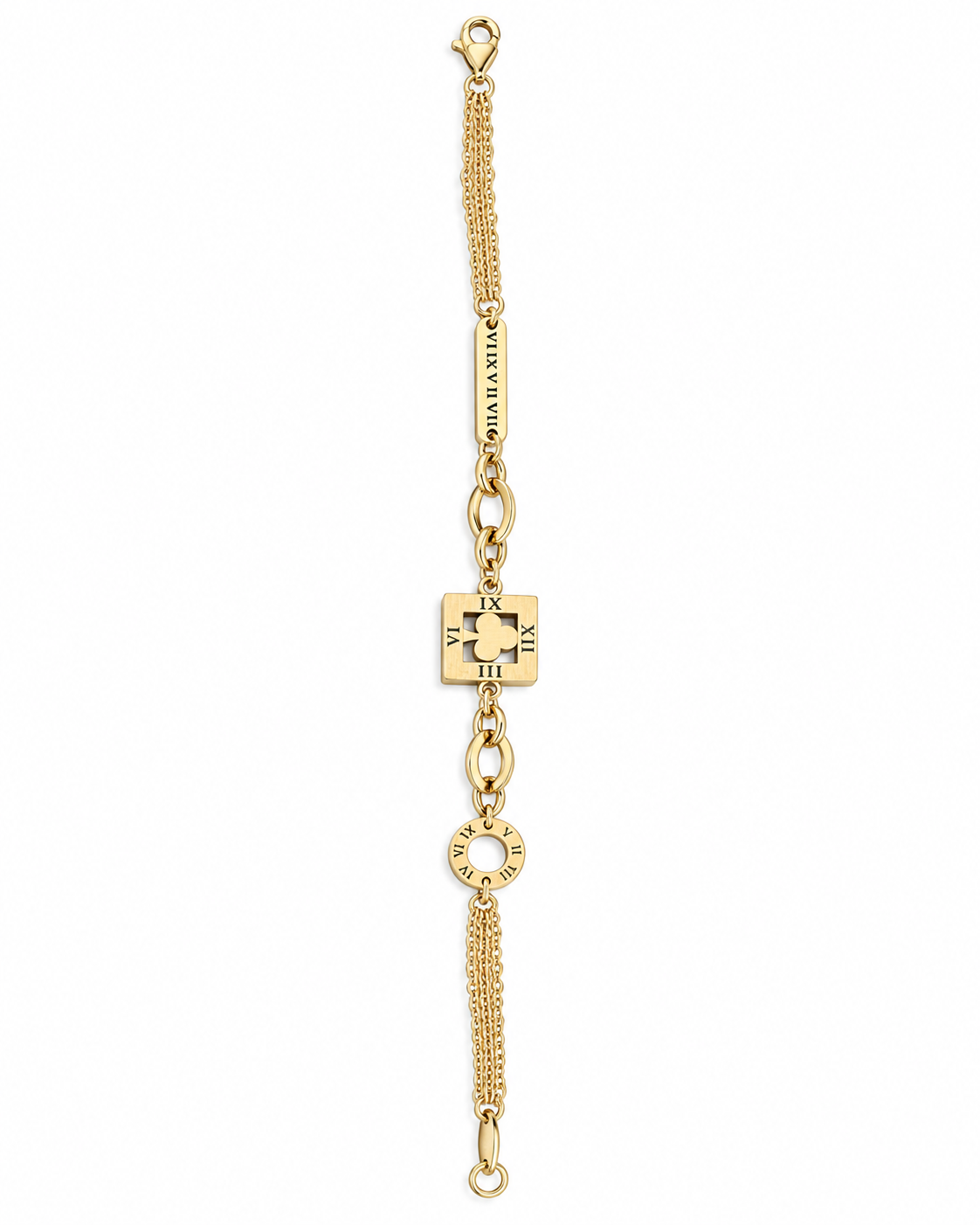 Roman Numeral Charm Bracelet