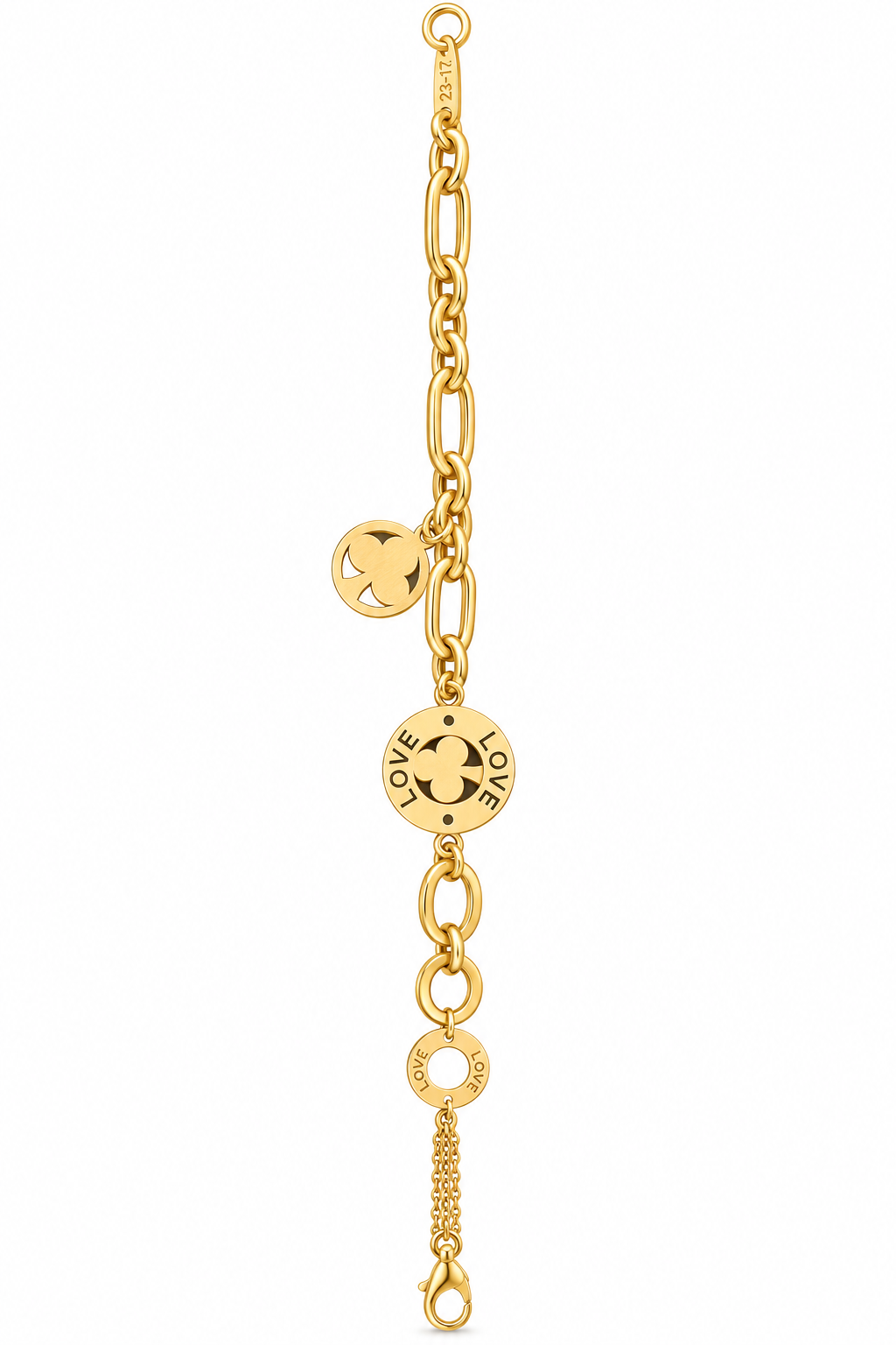 Love Clover Charm Bracelet