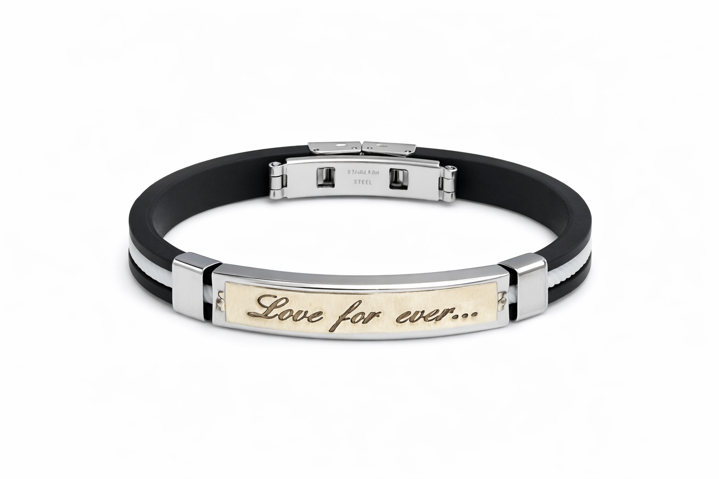 Love for ever … men’s bracelet