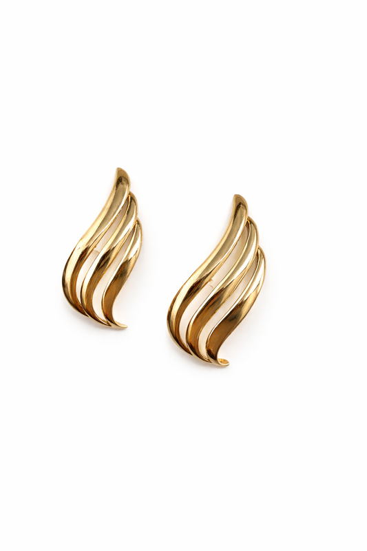 Wave earrings