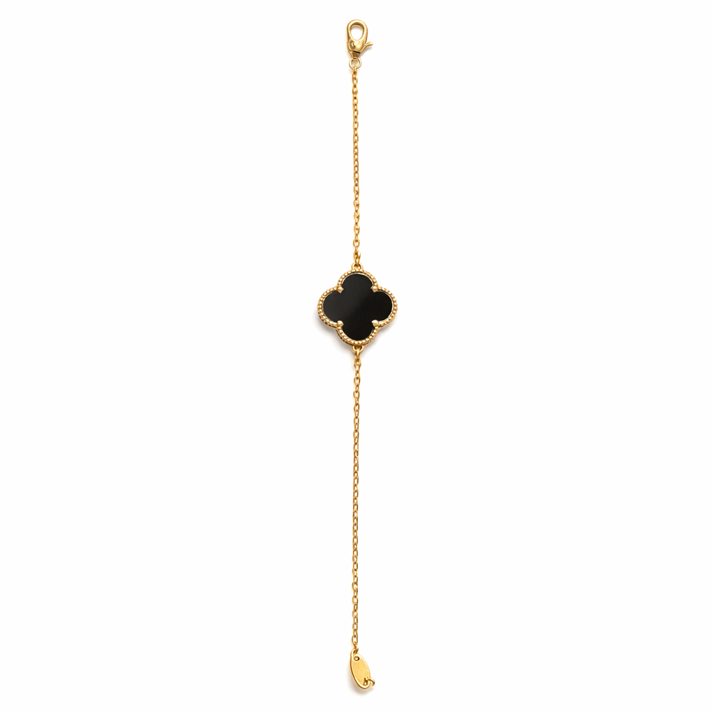 Black Clover Gold Bracelet