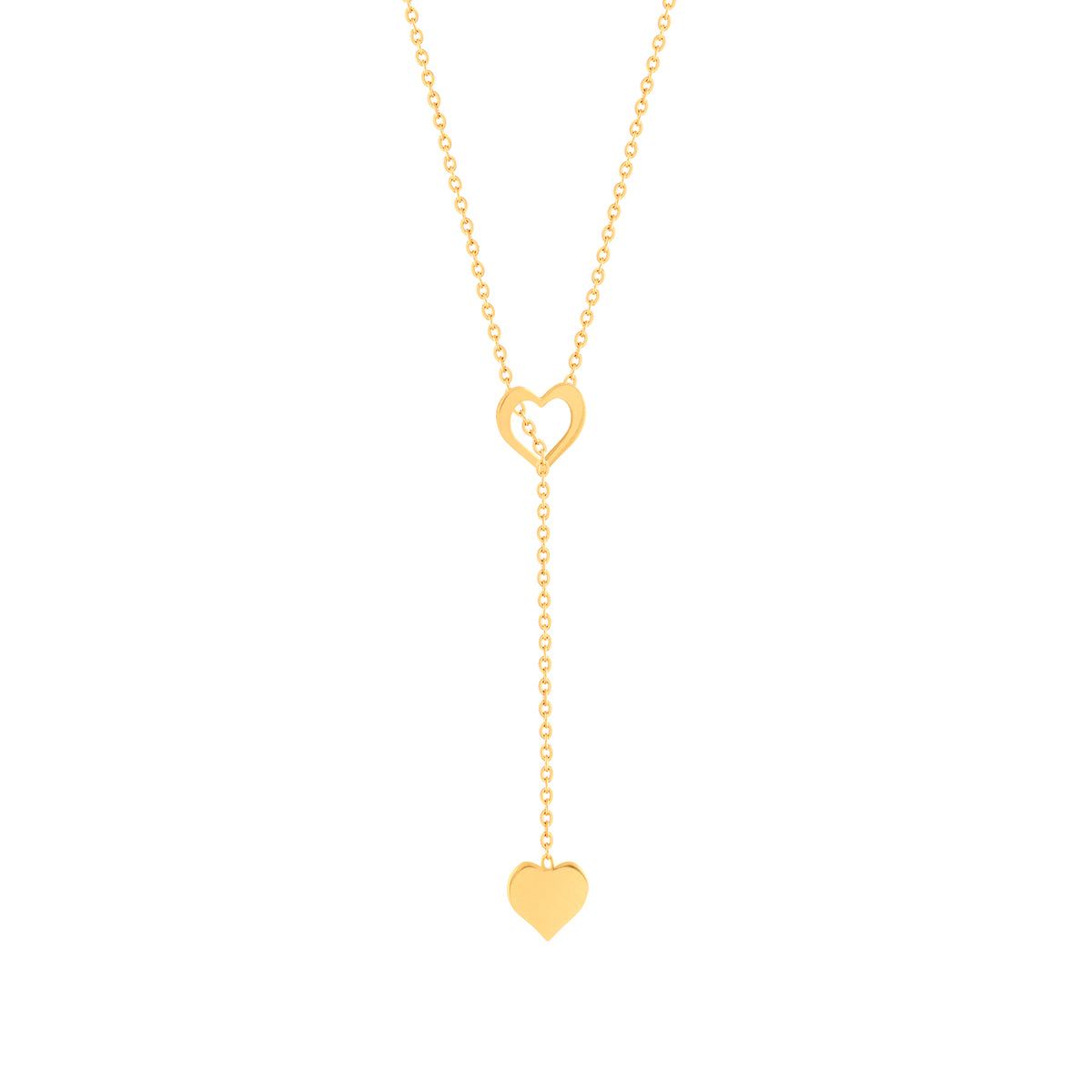 Hanging Heart Pendant Necklace