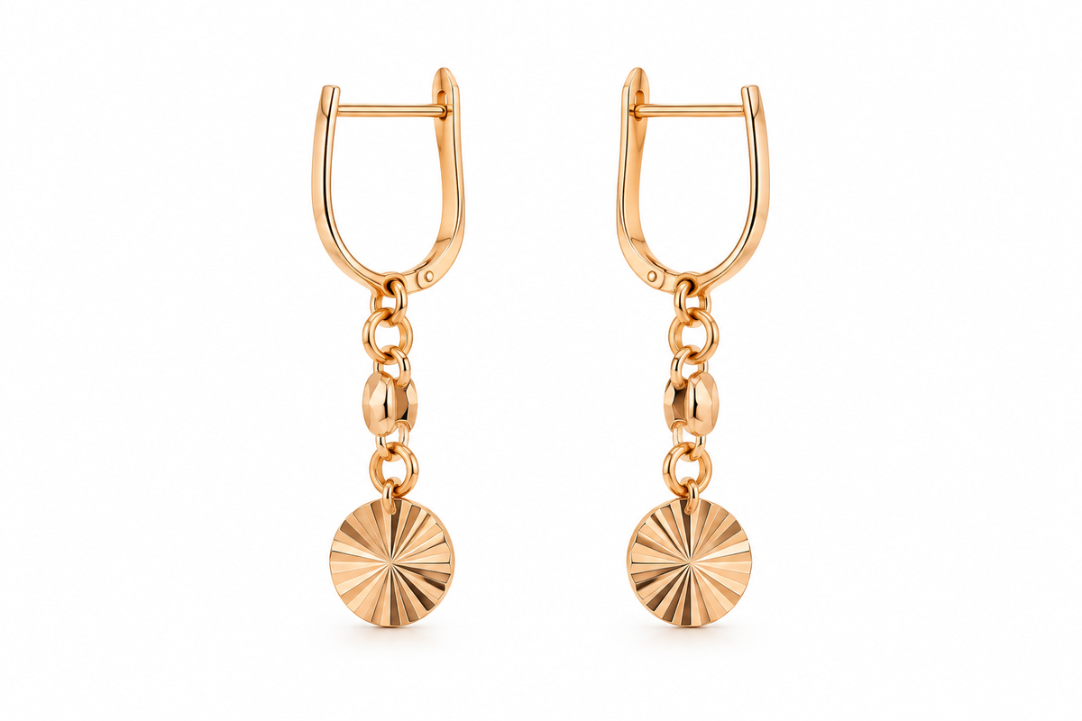 Solea Sunburst Drop Earrings