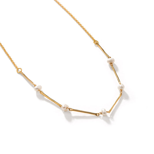 Modern Pearl Necklace