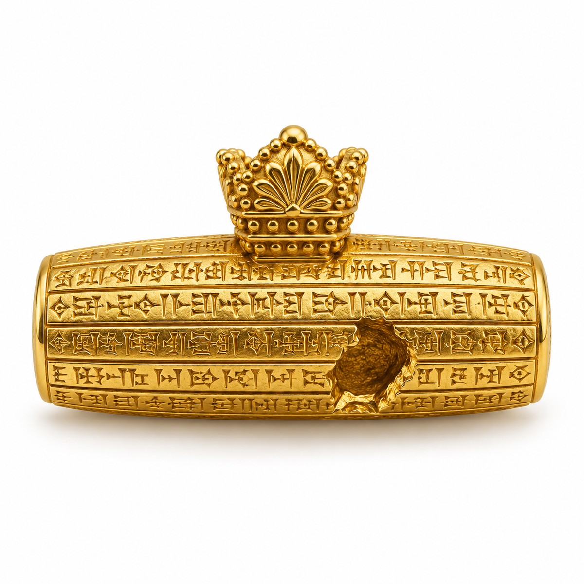 Royal Cyrus Cylinder Pendant Necklace