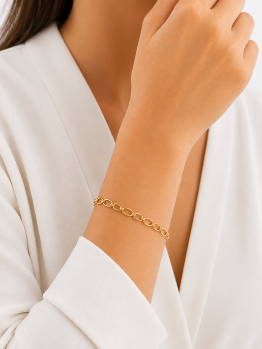 Alternating Link Bracelet