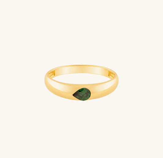 Green tears ring