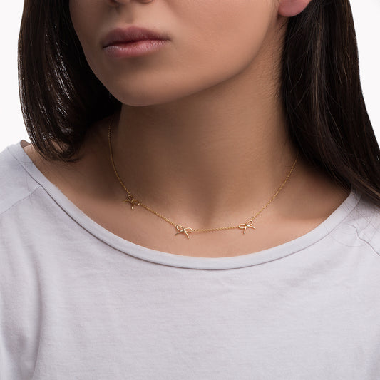 Bow Pendant Necklace