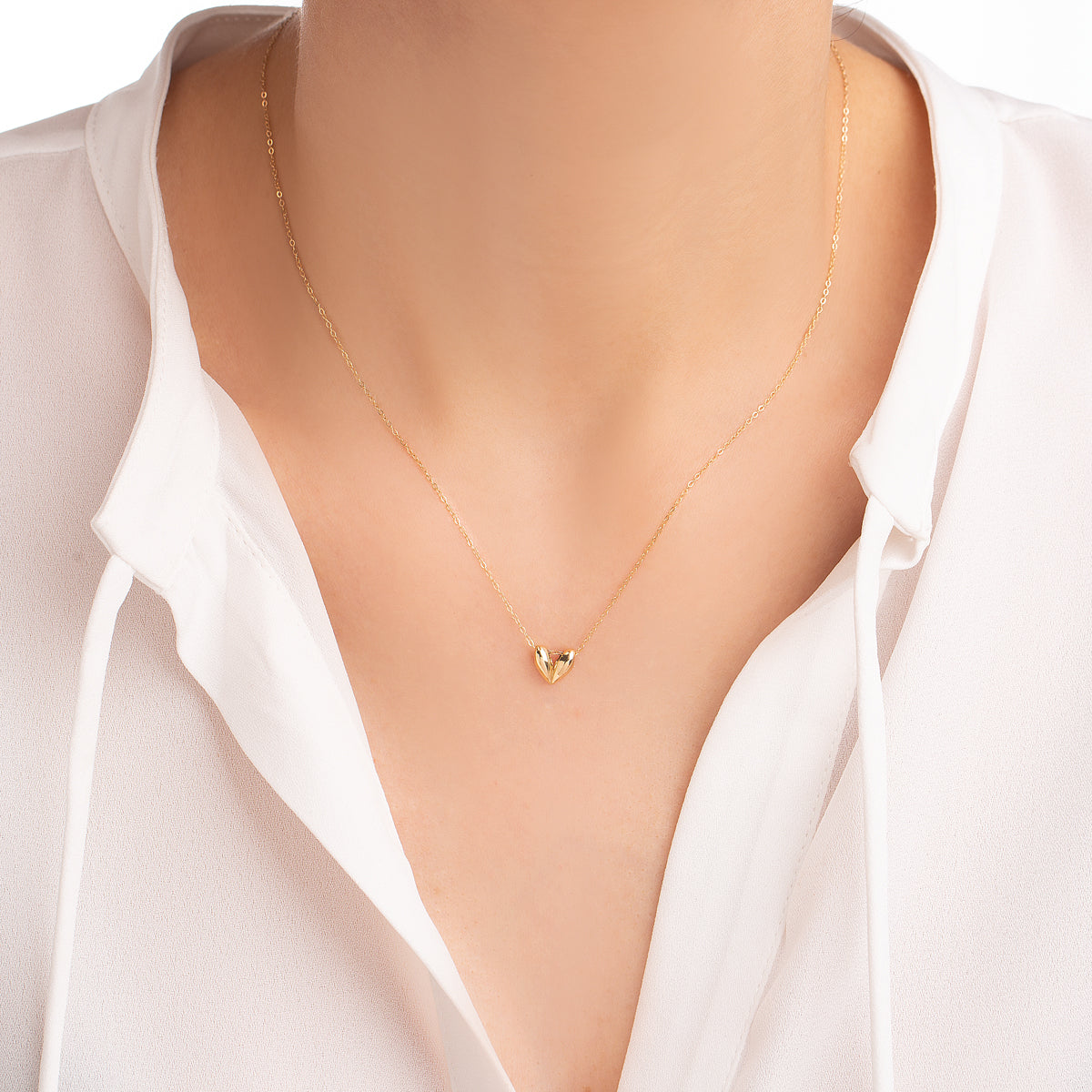 Balloon Heart Pendant Necklace