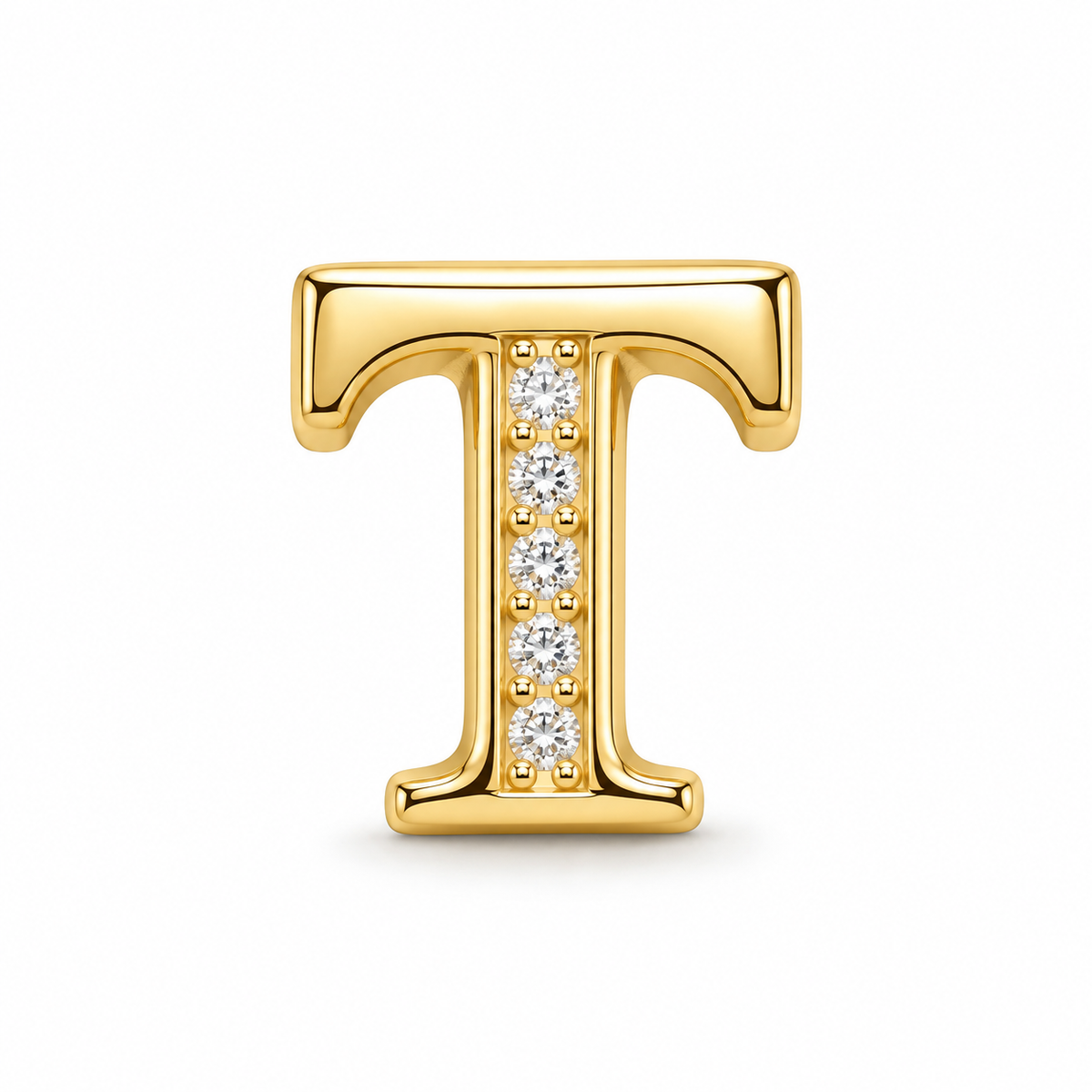 Initial “T” Necklace