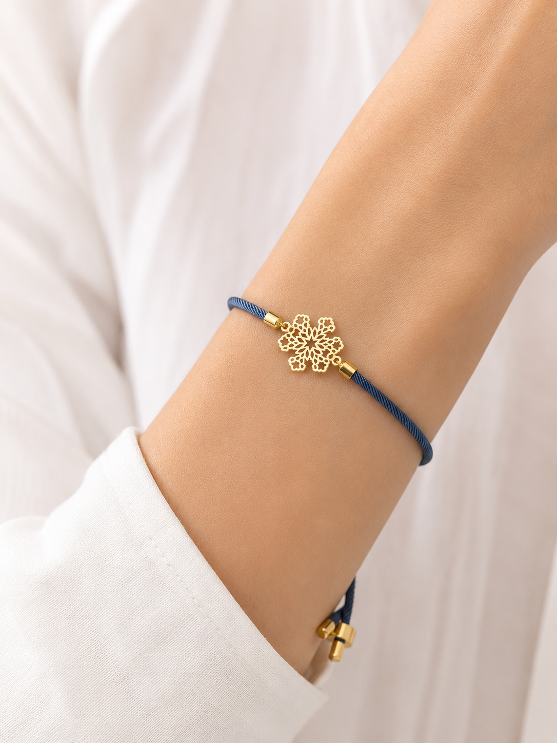 Snowflake Cord Bracelet