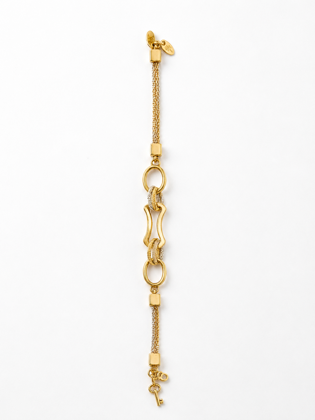 Modern Two-Tone Bracelet