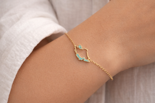 Iran map Bracelet