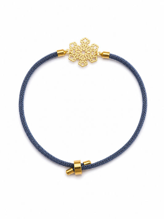 Snowflake Cord Bracelet