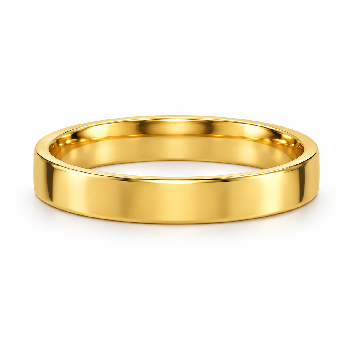 Flat Wedding Band