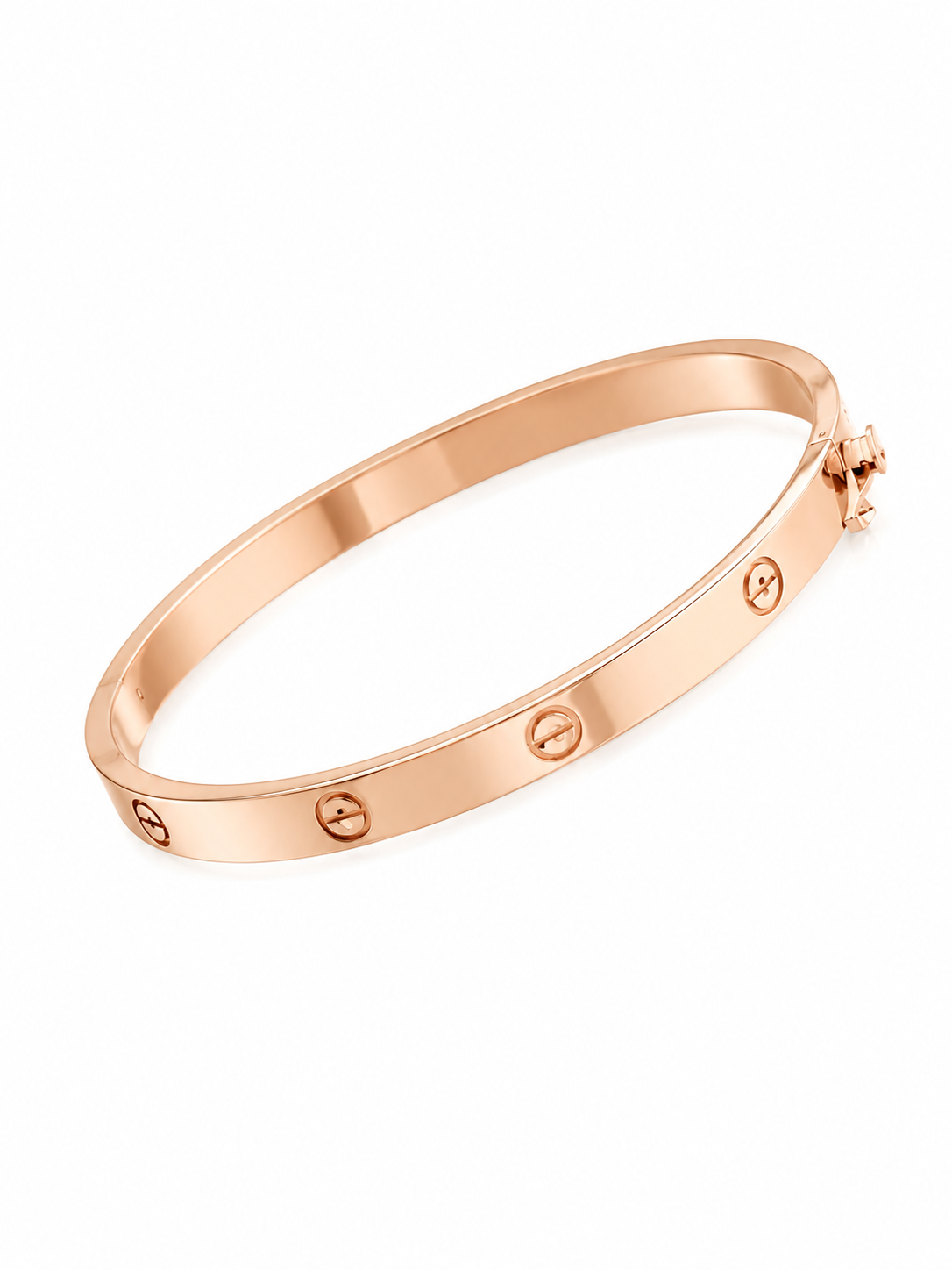 Cartier Style Love Bangle-Rose Gold