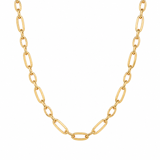 Oval Link Chain Necklace