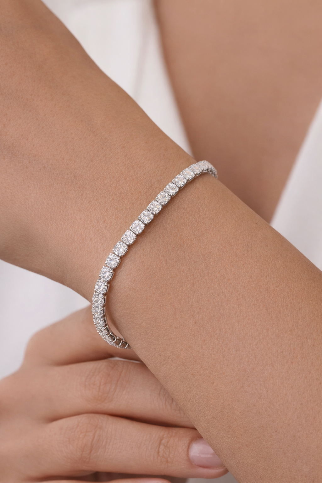 Line Silver Bracelet