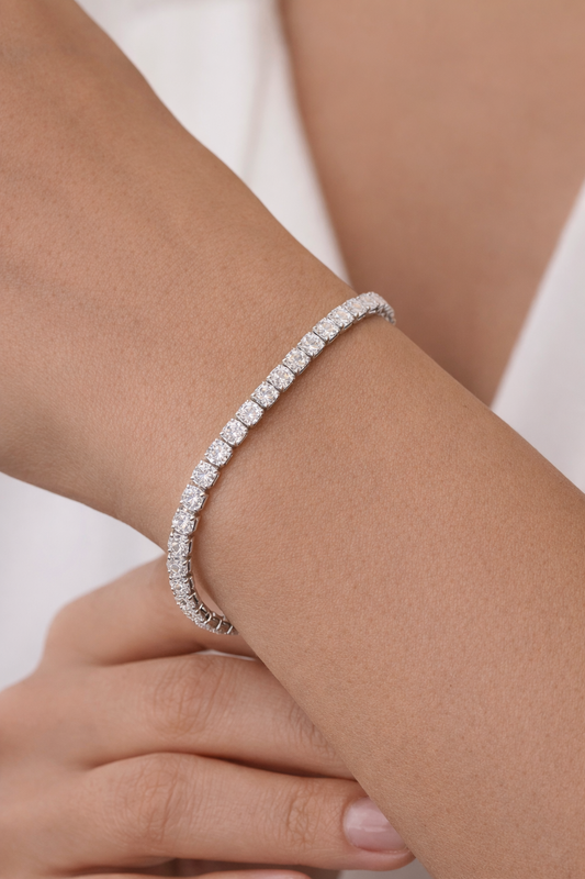Line Silver Bracelet