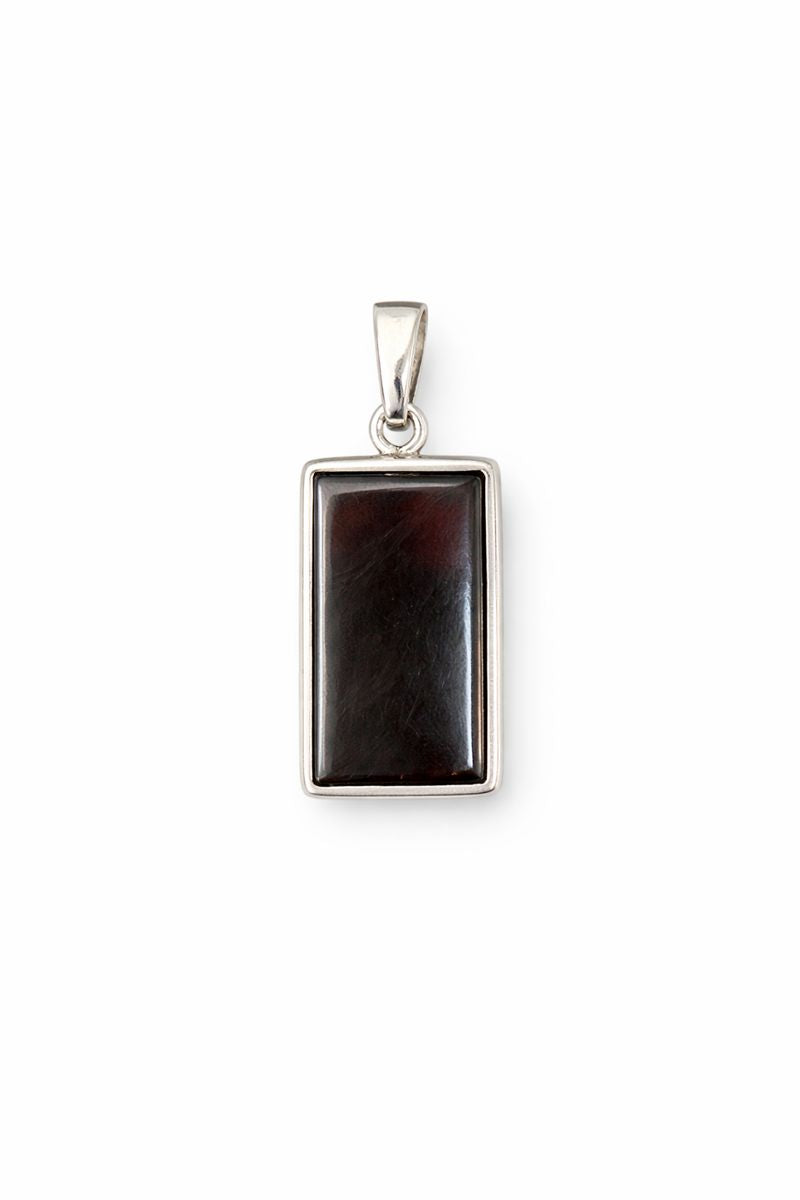 Obsidian Rectangular Pendant