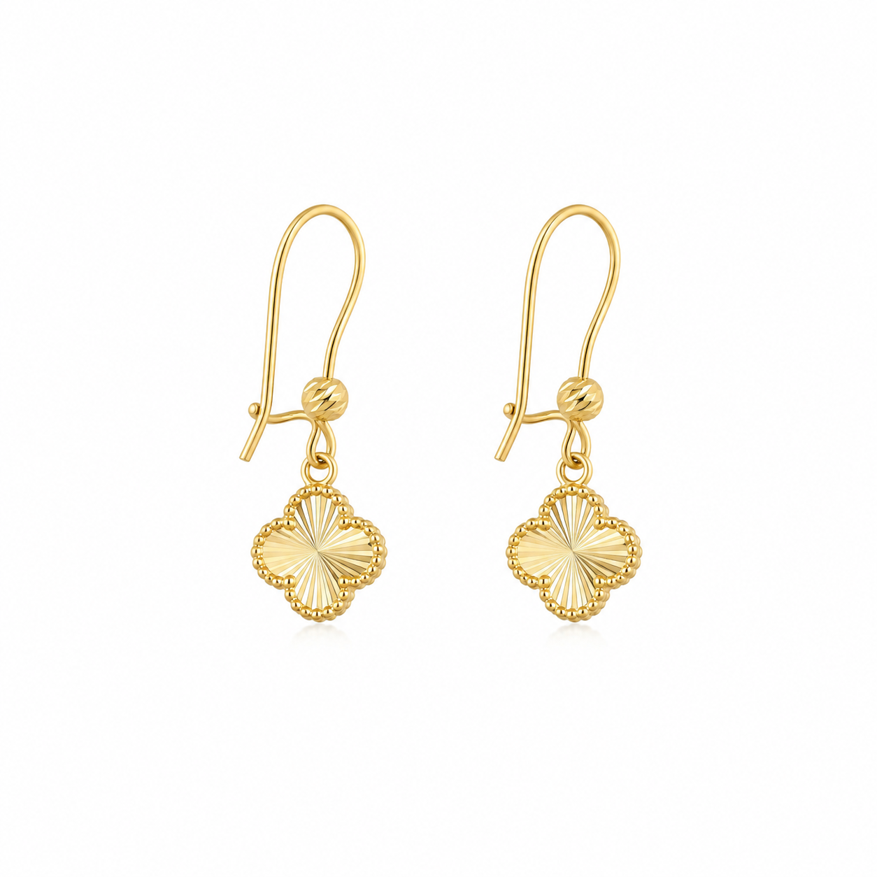 Laser Cut VanCleef Drop Earrings