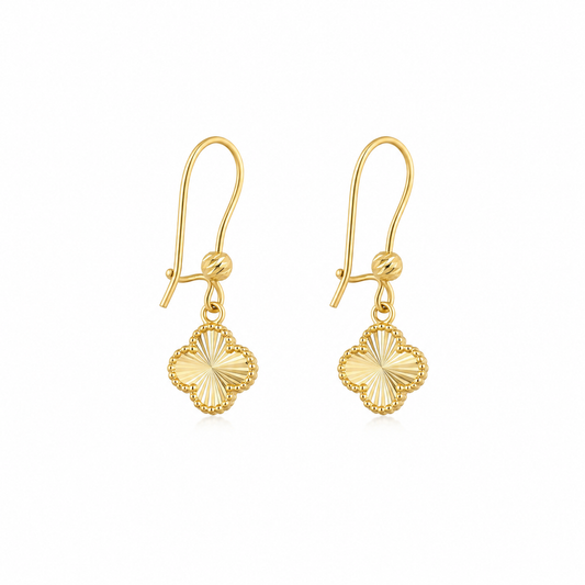 Laser Cut VanCleef Drop Earrings